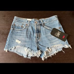 Levis Premium Mid-Rise 501 Shorts